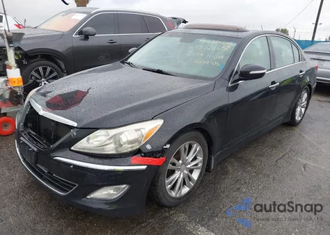 2013 Hyundai Genesis 3.8 из США, поврежденный, VIN KMHGC4DD5DU221632